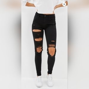 American Eagle Dream Ripped Jeggings